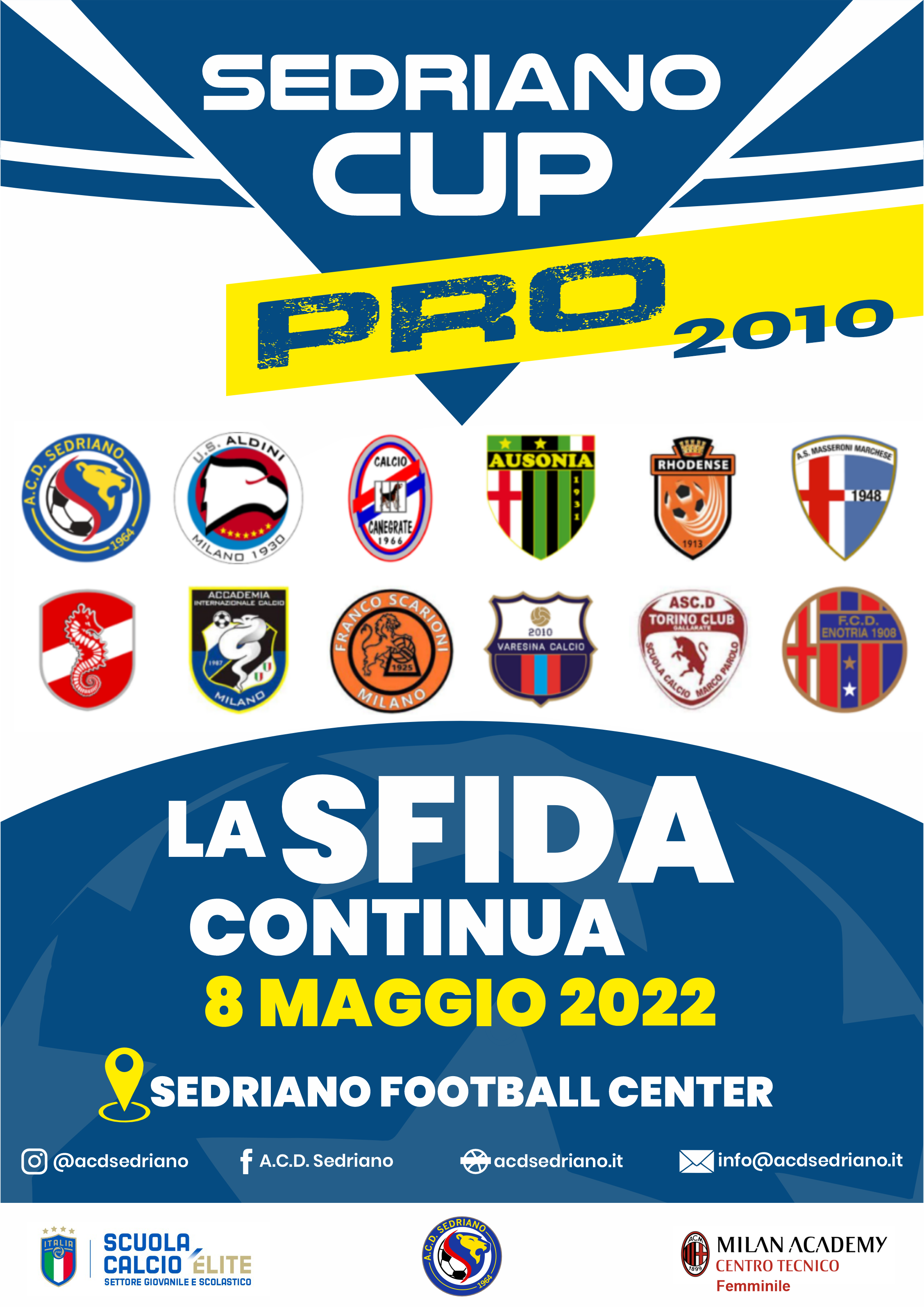 POST locandina Sedriano Cup Pro_2010